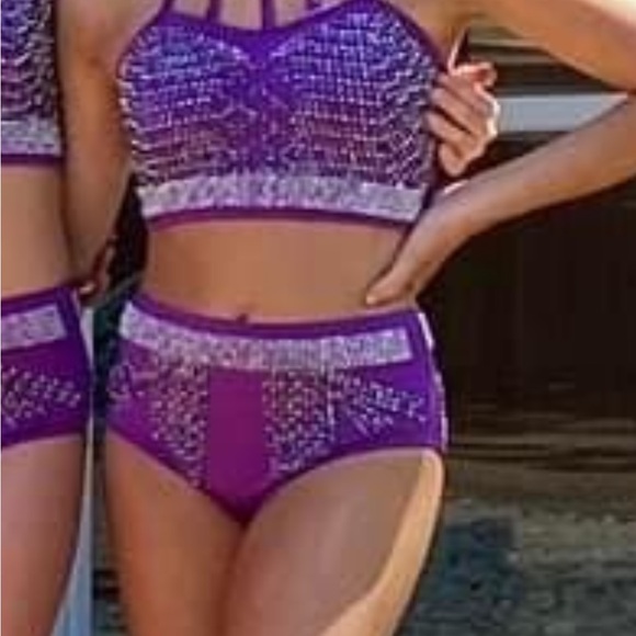 Purple Jazz costume size child large - Picture 3 of 6